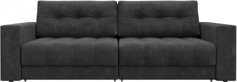 Диван прямой с декором Лига-049 НПБ Лига Диванов (Велюр) арт.128394