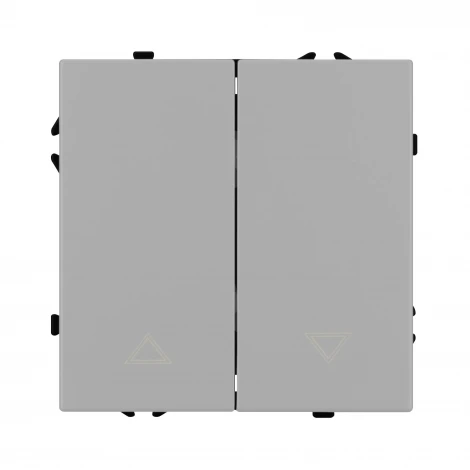 Механизм выключателя управления шторами SWT-NOBE-MKR2-SFPL-IS (230V, 10A) (Arlight, Никель) 059435