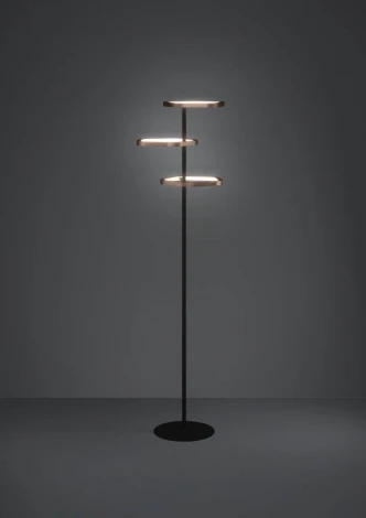 Торшер светодиодный Eglo Estrella 390509 с регулировкой цветовой температуры ESTRELLA, 1X20W LED 2200-6500K 3500lm сталь бронзовый черный белый