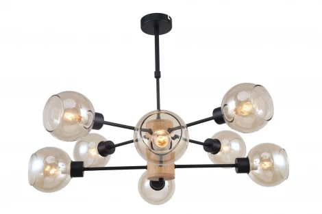 Потолочная люстра на штанге Freya Marvin FR5055PL-08B