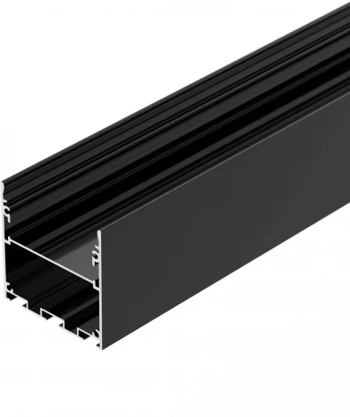 Профиль LINE-M-5050-2000 BLACK (Arlight, Алюминий) 053403