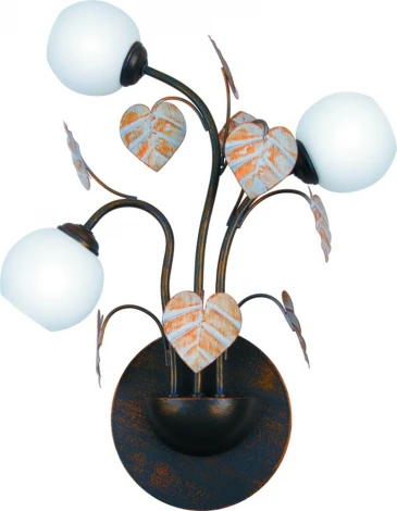 Бра Arte Lamp Flora A3539AP-3BG
