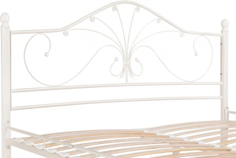 Двуспальная кровать Woodville Мэри 2 160х200 белая 402983