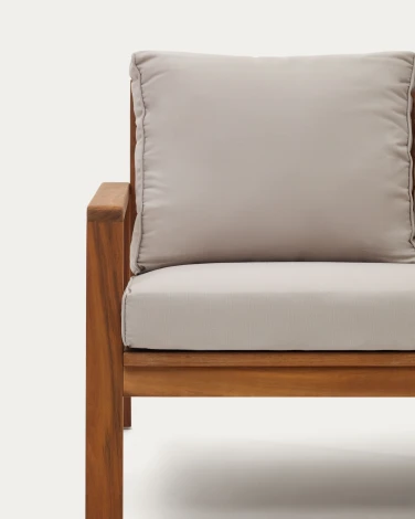 Frares Комплект 2-местный диван, 2 кресла и журнальный столик из массива акации La Forma (ex Julia Grup) арт.158152