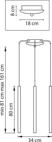 Подвесной светильник Lightstar Tubo L3T747437 (LED, 220V, на проводе, круглые)