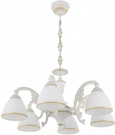 Подвесная люстра Arte Milano AM343837 347837/6 WT+G (220V, на цепи)
