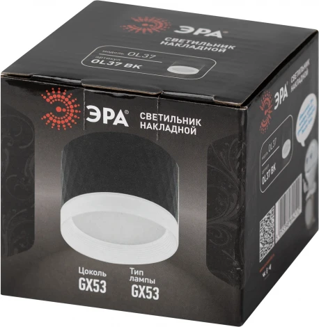 Точечный светильник ЭРА OL37 BK (220V)