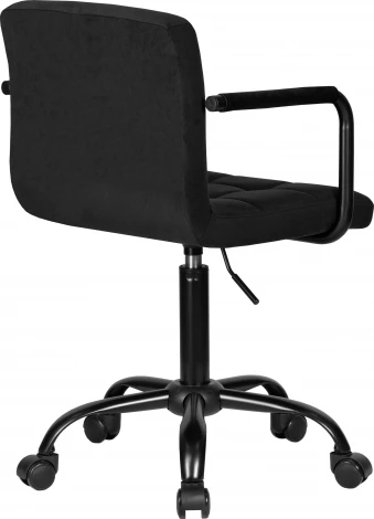 Офисное кресло для персонала DOBRIN TERRY BLACK (черный велюр (MJ9-101)) Dobrin
