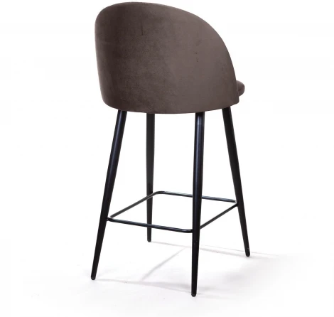 Cтул полубарный Thomas, бархат антрацит 14 Top Concept THOMAS 75976