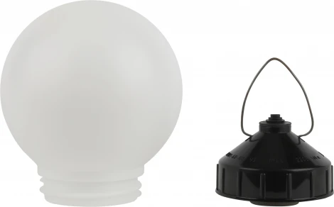 Подвесной светильник ЭРА НСП 01-60-003 белый (220V, шар, IP44)