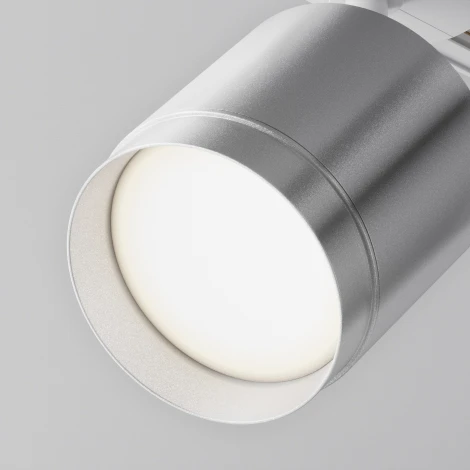 Трековый светильник однофазный 220V Maytoni Polar TR088-1-GX53-S (круглые)