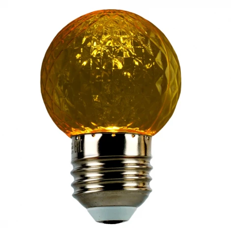 Лампа светодиодная Feron LB-385 52161 шарик желтый прозрачный E27 1W 230V