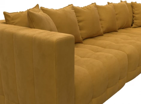 Диван угловой Лига-052 НПБ Лонг угол универсальный Лига Диванов (Велюр) арт.128830