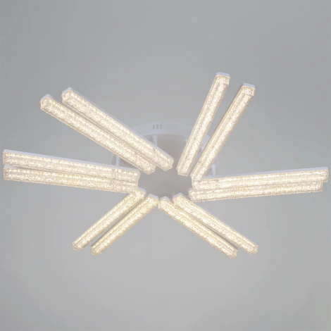 Потолочная люстра светодиодная на штанге с регулировкой цветовой температуры, яркости и ночным режимом Reluce 58290-0.3-12 WH