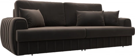 Диван прямой Лига-057 НПБ Лига Диванов (Велюр) арт.129214