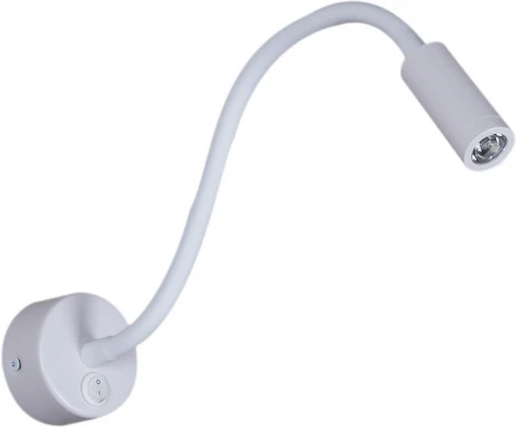 Настенный светильник с выключателем светодиодный для чтения Reluce 86201-9.2-001MN LED3W WT (220V)