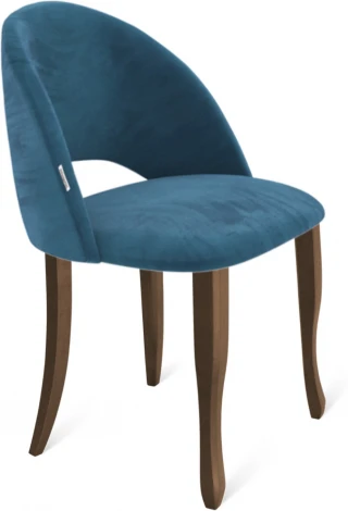 Стул Sheffilton SHT-ST34/S122 тихий океан/темный орех/черный муар