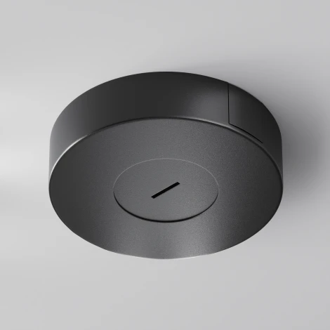 Потолочная чаша Parity накладная с коннектором питания черная комплект Maytoni Accessories for system Parity TRA130SC-1B (48V)