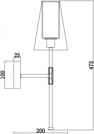 Бра Freya Tida FR5196WL-01BBS