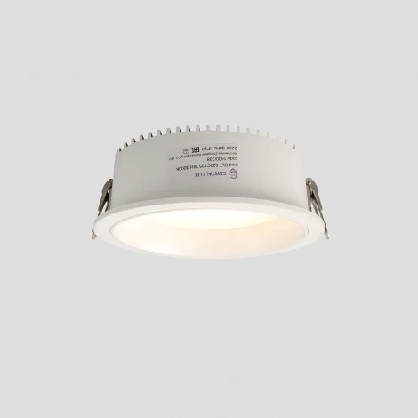 Светильник встраиваемый светодиодный IP44 Crystal Lux CLT 529C135 WH 3000K