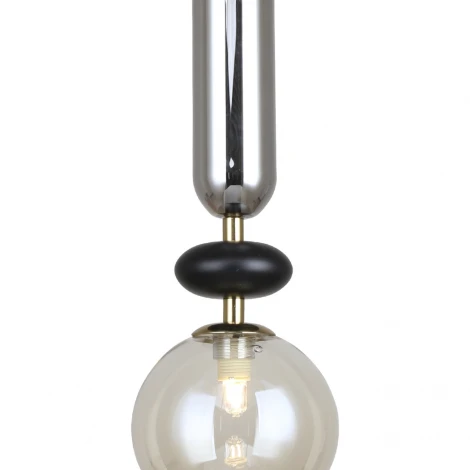 Подвесной светильник Escada Capsule 2102/1S G9*40W Black/Amber/Smoke