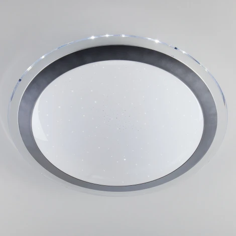 Потолочный светильник Eurosvet Fusion 40003/1 LED матовое серебро 42W