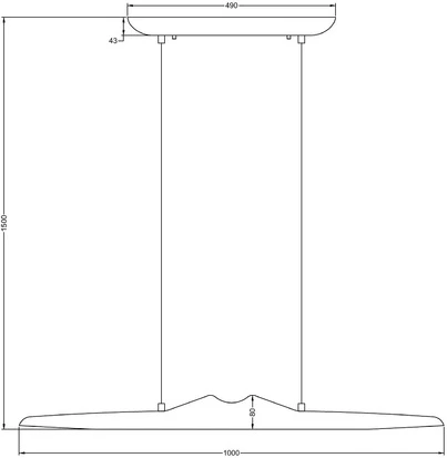 Подвесной светильник Arte Lamp Conca A4286SP-19BK (LED, 220V, на проводе)