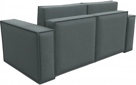 Диван прямой Куба мини (Серый/Рогожка) Лига Диванов арт.121891