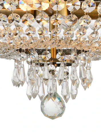 Потолочная люстра Natali Kovaltseva Barocco 81404/4C ANTIQUE