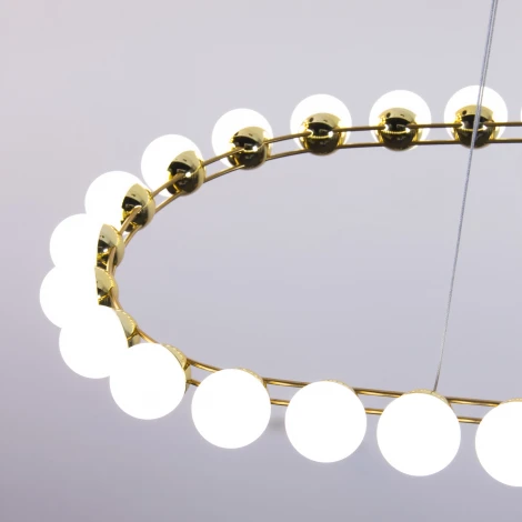 Подвесной светильник Favourite Helmet 4590-10P (LED, 220V, на проводе, шарики, круглые)