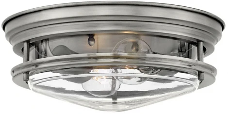 Потолочный светильник круглый Hadrian QN-HADRIAN-FS-AN-CLEAR Hinkley (220V, IP44)