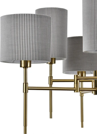 Потолочная люстра на штанге (13033/6R Brass) Indigo Plisse V000536 (220V)