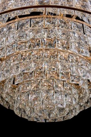 Подвесная люстра Fluorite Majeste FL1060-21P (220V, хрусталь, на цепи)