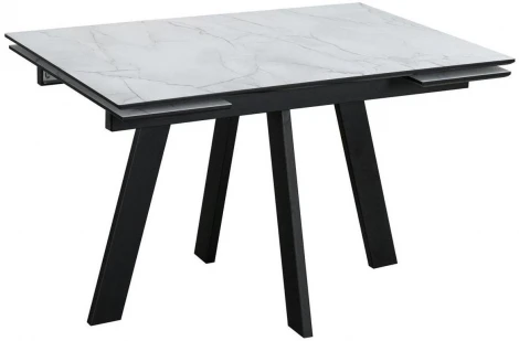 Стол обеденный DikLine WINGS Жемчужный Перито,Черный, Черный