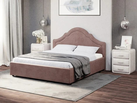 PROxSON Кровать Vintage (Ткань: Велюр Ultra Горячий шоколад) 180x200