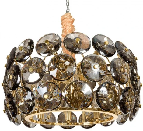 Подвесной светильник L'Arte Luce Volturno L06308 (220V, хрусталь, на цепи, круглые)