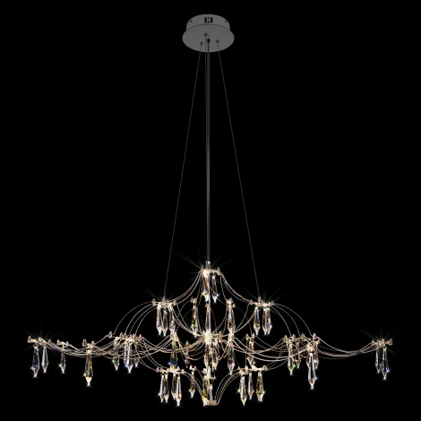 Подвесная люстра светодиодная Loft It Mira 10587/1000 Silver Asfour