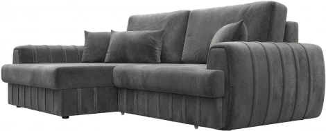 Диван угловой Лига-057 НПБ угол левый Лига Диванов (Велюр) арт.129277L