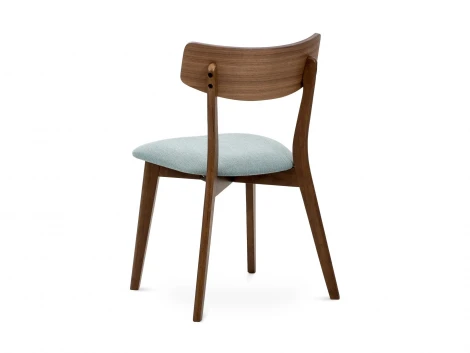 Комплект стульев Oxville 2 шт. ОГОГО Обстановочка! 966300 (Массив,Дерево,Рогожка/Голубой)