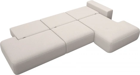 Диван угловой Лига-036 НПБ Модерн Лонг правый угол Лига Диванов (Замша) арт.127762