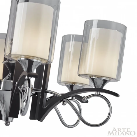 Подвесная люстра Arte Milano Florentia-9167 309167/6 Bk/Ni (220V, на цепи)