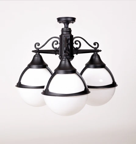Потолочный светильник уличный Oasis Light GENOVA 88170A/3 Bl (220V, фонарь, шар, IP44)