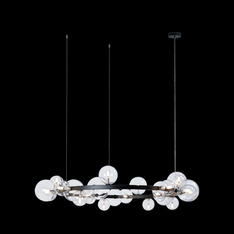 Подвесной светильник Loft IT Molecule 10023/1200 (220V, на тросе, шарики, кольцо)