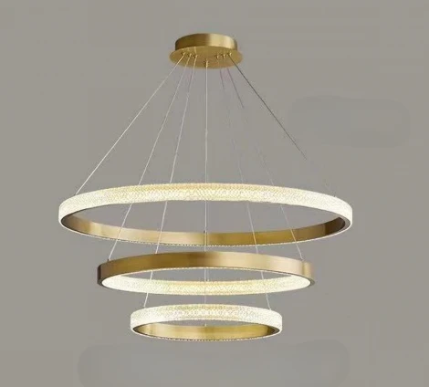 Подвесная люстра ярусная Alfa Light F3324-24 (LED, 220V, на тросе, кольцо)