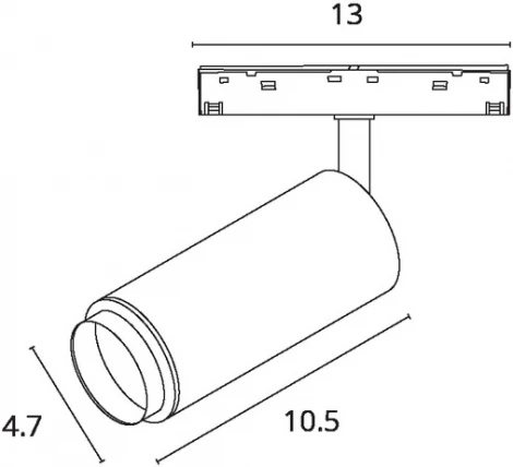 Магнитный трековый светильник LED 48V Arte Lamp Optima A7275PL-1WH