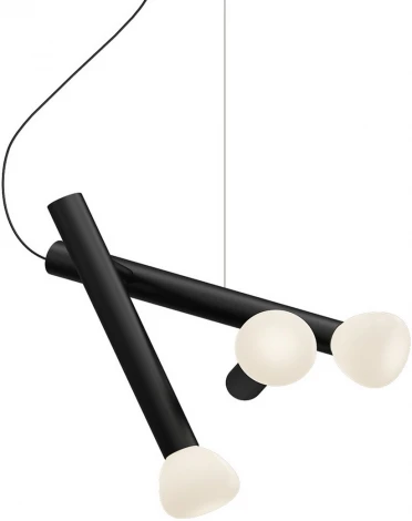 Подвесной светильник Kink Light Риволи 07722-60,19 черный G9 3*5W (220V, на тросе)