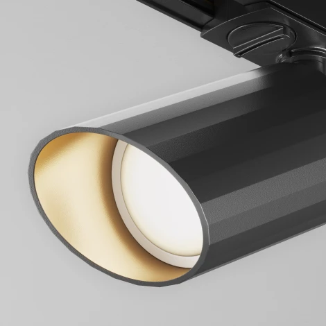 Трековый светильник Lipari Unity GU10 35Вт (однофазный) Maytoni Technical TR087-1-GU10-B (220V, круглые)