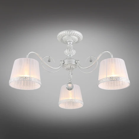 Потолочная люстра на штанге Campovaglio OML-54117-03 (220V, хрусталь, подвески)