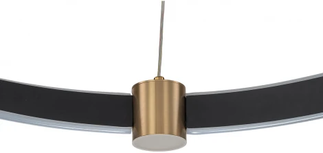 Подвесной светильник 14014/B/1P Black Indigo Parade V000071L (регулировка яркости, LED, 220V, пульт управления, на проводе, кольцо)