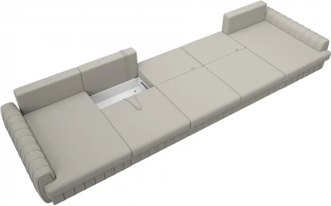 Диван П-образный Лига-057 НПБ МегаЛонг Лига Диванов (Рогожка) арт.129350